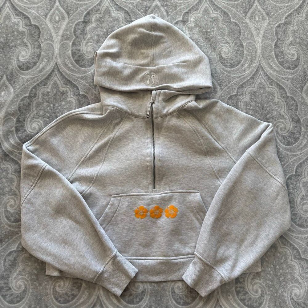 lululemon athletica Heather Gray Half-Zip Hawaii Exclusive